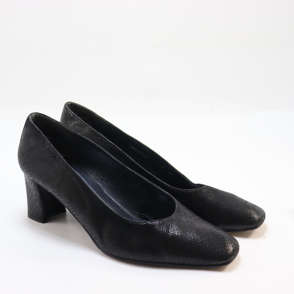 Stuart Weitzman Pumps 8B Black Womens Office Professional Heel